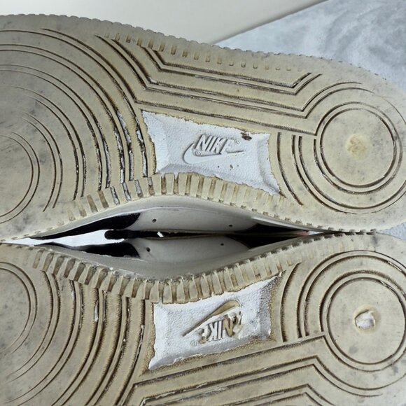 Nike Air Force 1 Low Black White Metallic Gold Men’s Size 9.5 US - CZ9189-001 - Picture 15 of 15